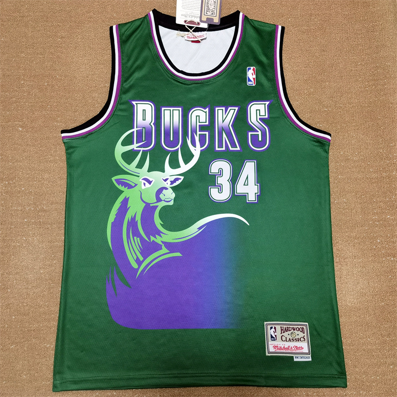 Men Milwaukee Bucks #34 Giannis Antetokounmpo Green 2025 NBA Jersey